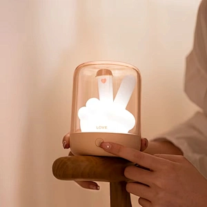 Cute Night Light for Kids Animal Shape LED Lamp  Rechargeable and Portable  Perfect Gift Idea