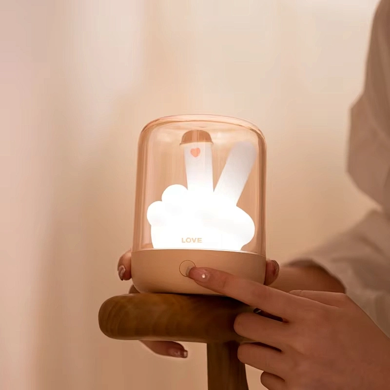 Cute Night Light for Kids Animal Shape LED Lamp  Rechargeable and Portable  Perfect Gift Idea