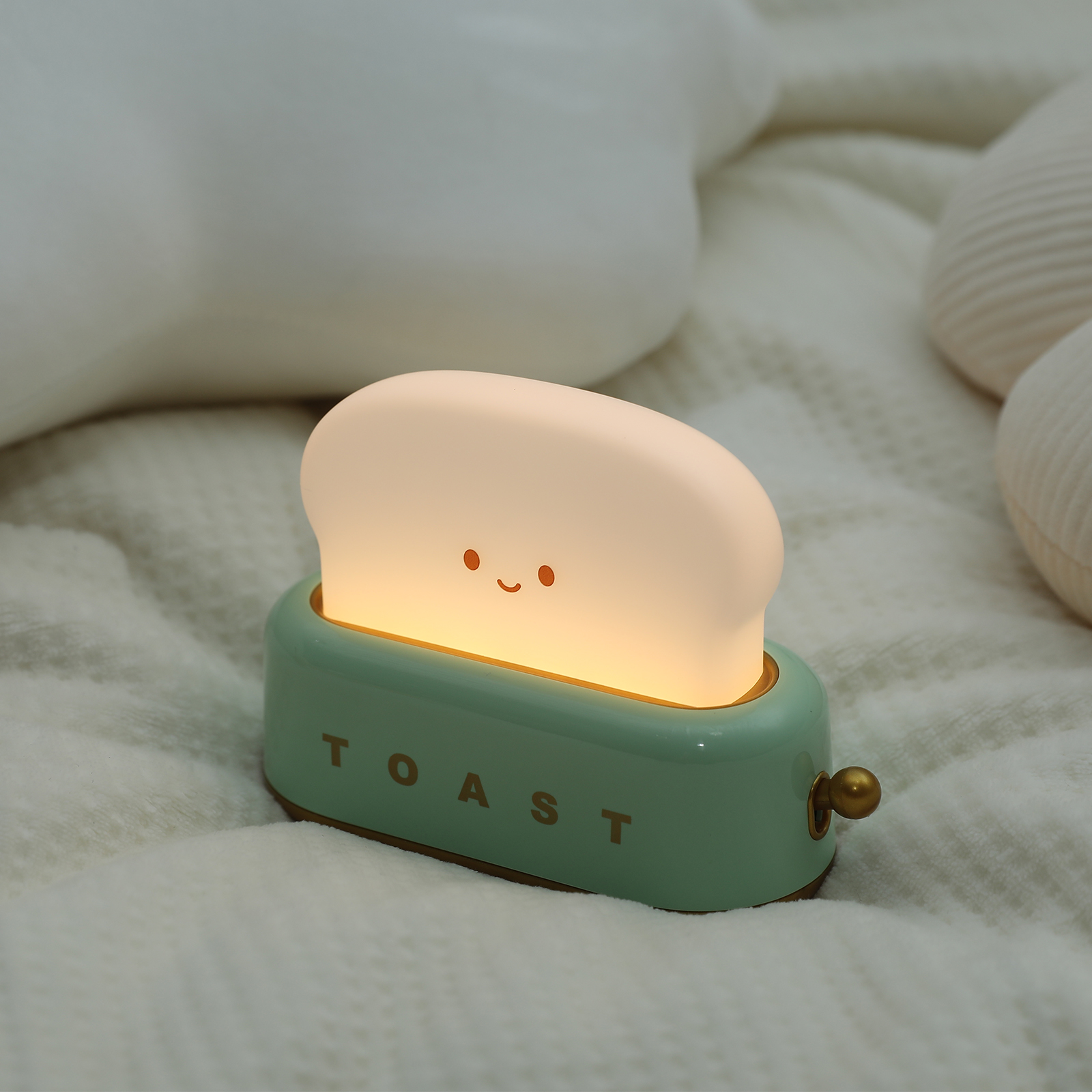 Silicone Desk Lamp Bread Night Light Lovely Light for Home