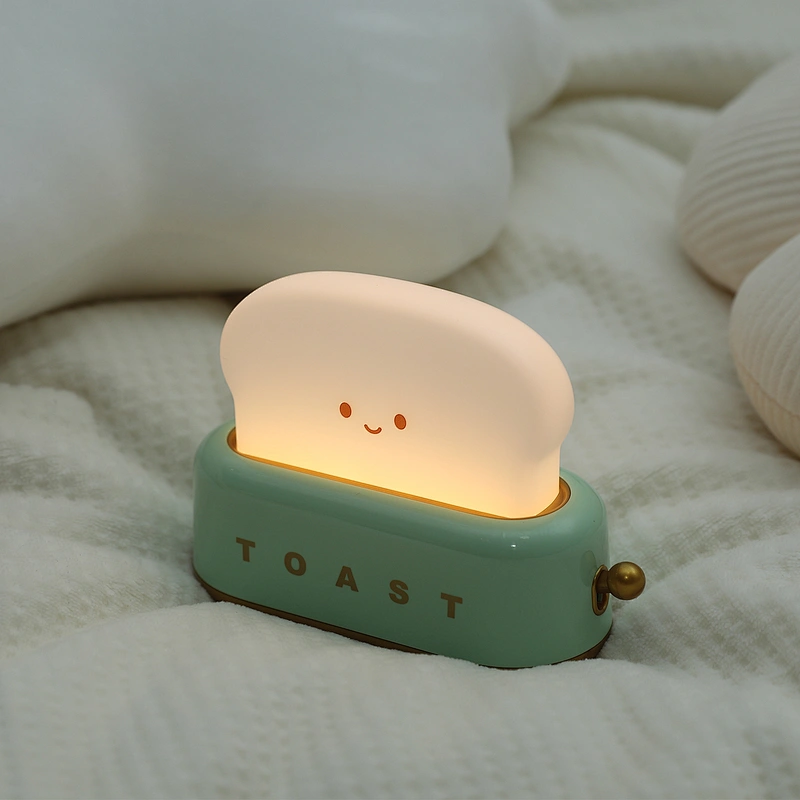 Silicone Desk Lamp Bread Night Light Lovely Light for Home