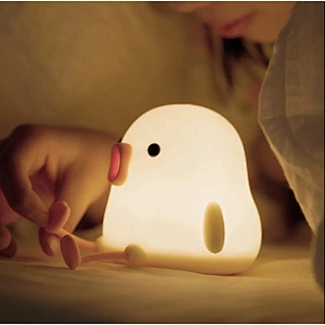 Cute Pat Soft Silicone Table Lamp Bed Room Smart USB Led Plug Decoration Kids Baby Night Light for Bedroom