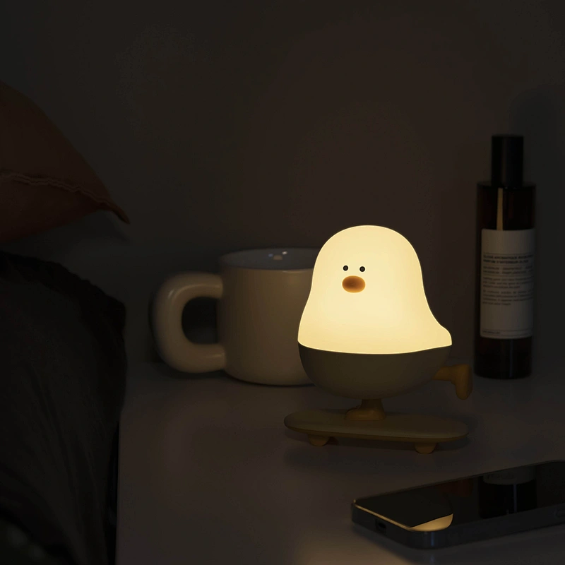 Kawaii Gift Led USB Batter Power Light Cute Kids Baby Bedroom Nursing Tap Control Sleep Night Light for Children