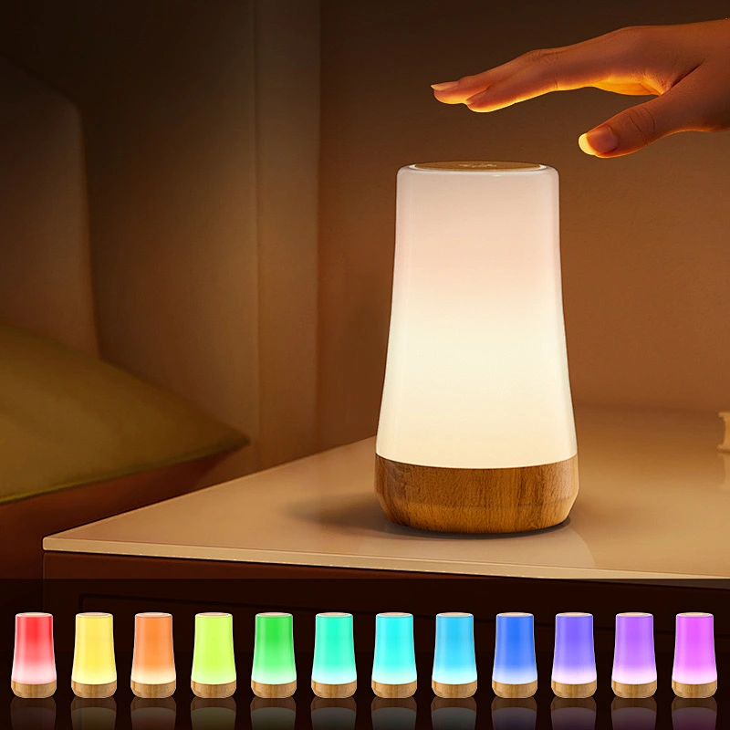 Factory Customization Ambient Lighting Night Light Bear Usb Rechargeable Table Led Lamp Silicone Night Lights for Kids Room