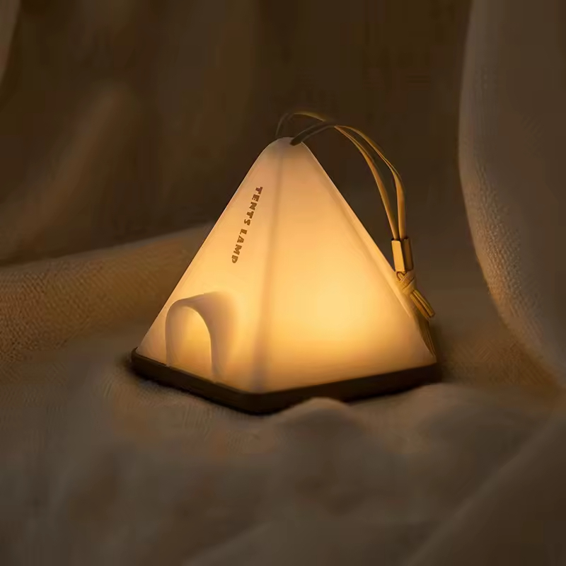Rechargeable Kids Night Light Warm Color Silicone Table Lamps for Bedroom Use Touch Control Silicone Material Light