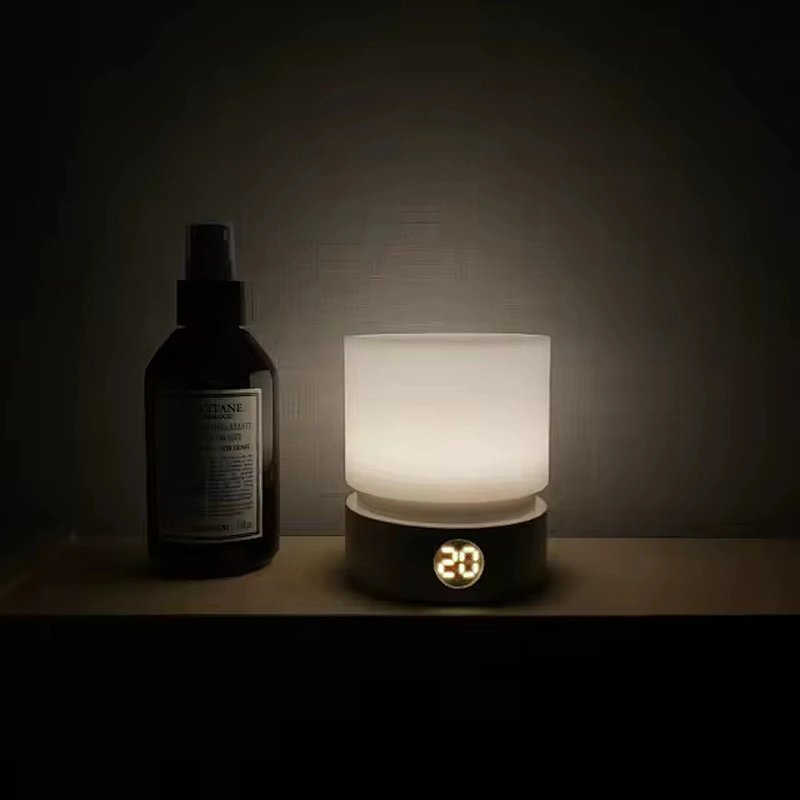 Rotating Cylinder Atmosphere Lamp 360° LED Mood Light USB Rechargeable Table Lamp
