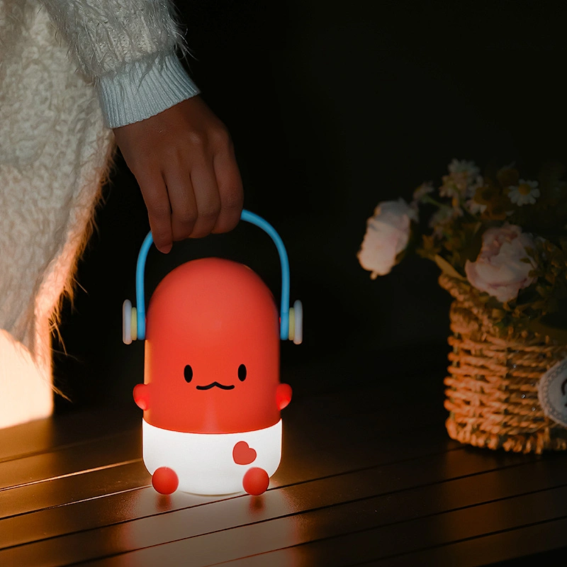 ICARER FAMILY Hot Sell Birthday Gift Room Decoration Night Light With Nursery Lamp Bedside Light for Kids Cloud Silicone Lamp
