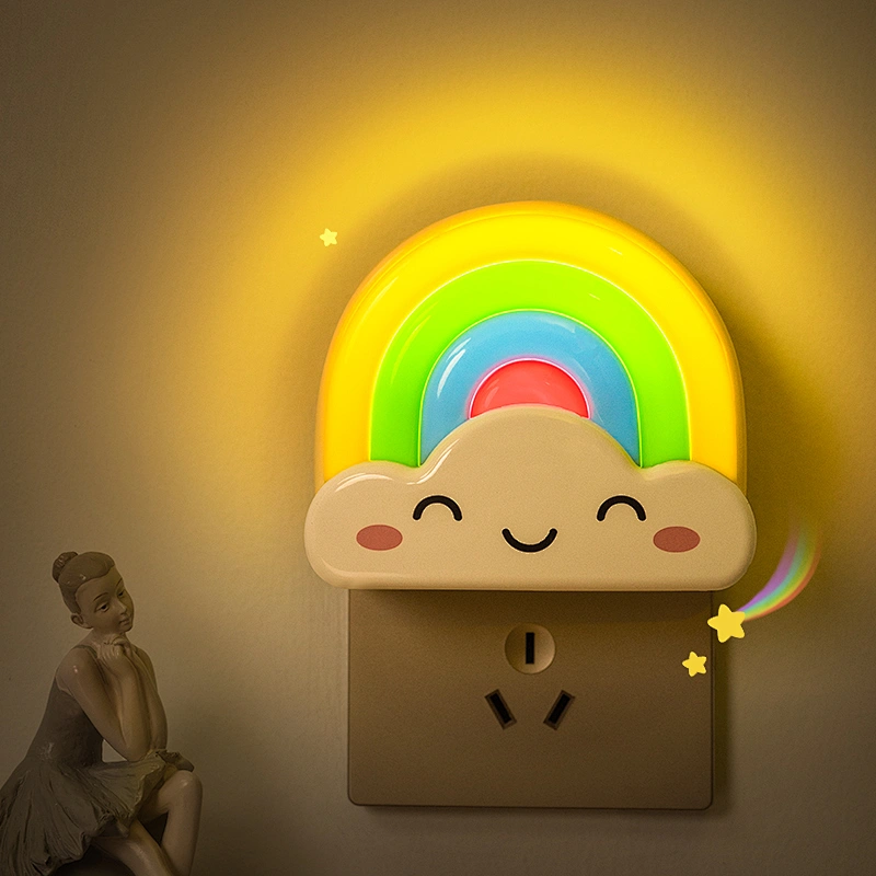 Special Mini LED Rainbow Voice Light Lamp Minimalist Design Silicone Material