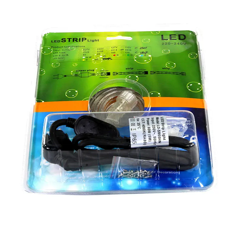 5M LED Linkable Space Saving Led Strip Strip Light With Linkable Design Max 50m Work Light Construction Site Light 5m Kit With Blister Package