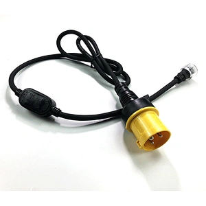 AC Power cord with EU PSE CEE UK UL Plug Rectifier for AC LED Strip Light with male female connector 1.5M rubber cable