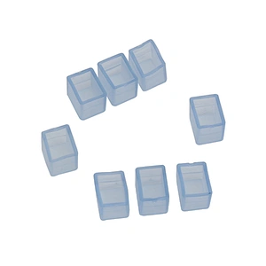 End cap for AC LED Strip Light Semi-transparent or customized  PVC end cap