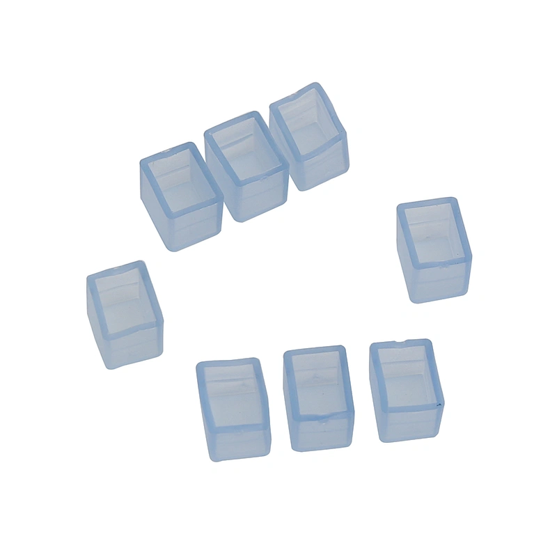 End cap for AC LED Strip Light Semi-transparent or customized  PVC end cap