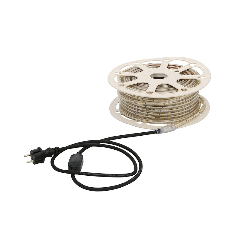 AC230V 50M Packed of Mini LED Strip 60LED/M 400LM IP65 CE Certs Flexible Linear Lighting