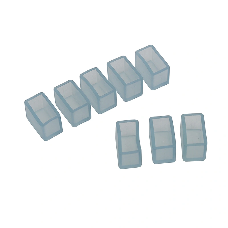 End cap for AC LED Strip Light Semi-transparent or customized  PVC end cap