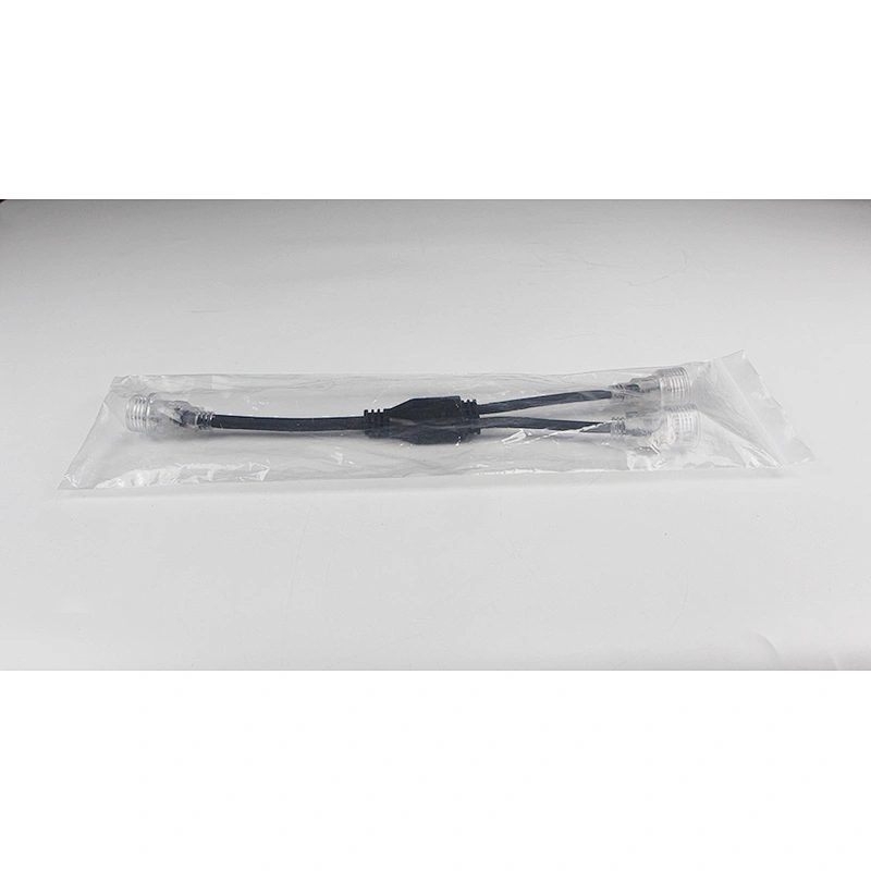 Y-Type Connector Custom-Made 1 Male and 2 Females IP65 waterproof Cable Splitter for LED Strip