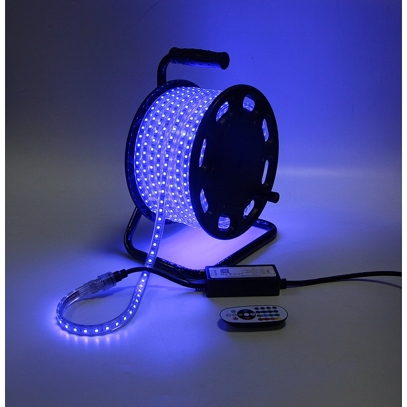25M Portable Drum Kit AC RGB Strip Light  Colorful Change  Smart APP or IR Remote Control Waterproof Outdoor Garden Decoration Flexible Strip Light