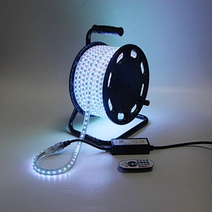25M Portable Drum Kit AC RGB Strip Light  Colorful Change  Smart APP or IR Remote Control Waterproof Outdoor Garden Decoration Flexible Strip Light