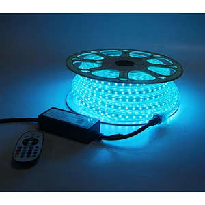 25M Roll AC RGB Strip Light SMD5050 RGB Colorful Change  Smart APP or IR Remote Control Waterproof Outdoor Home Room Decor Flexible Strip Light