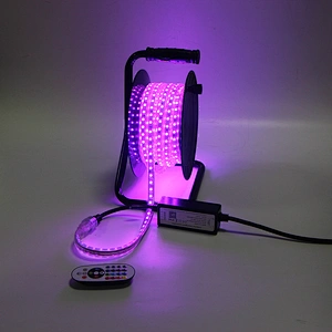 15M Portable Drum Kit AC RGB Strip Light RGB Colorful Change  Smart APP or IR Remote Control Waterproof Outdoor Christmas Flexible LED Strip Light