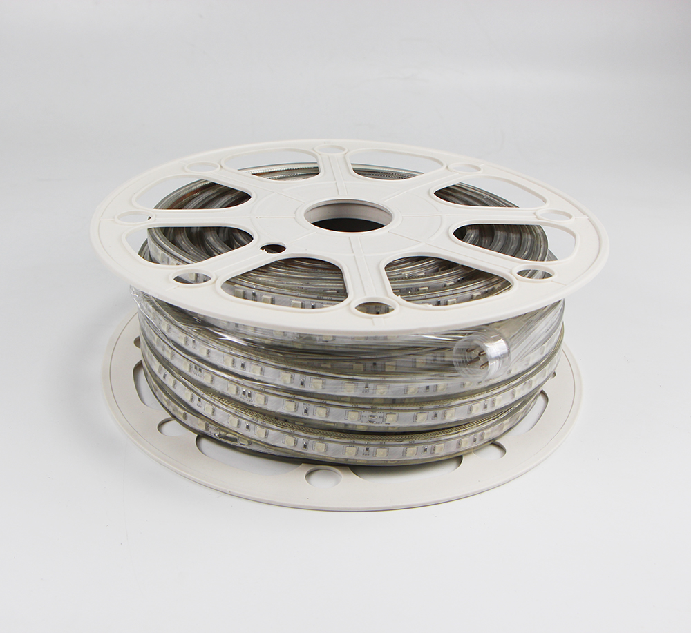 25M Roll AC RGB Strip Light SMD5050 RGB Colorful Change  Smart APP or IR Remote Control Waterproof Outdoor Home Room Decor Flexible Strip Light