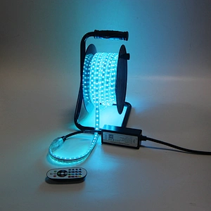 15M Portable Drum Kit AC RGB Strip Light RGB Colorful Change  Smart APP or IR Remote Control Waterproof Outdoor Christmas Flexible LED Strip Light