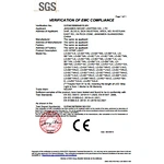 SGS CE CERTIFICATION - (EMC) - LED STRIP LIGHT