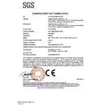 SGS CE CERTIFICATION - (LVD) - LED STRIP LIGHT