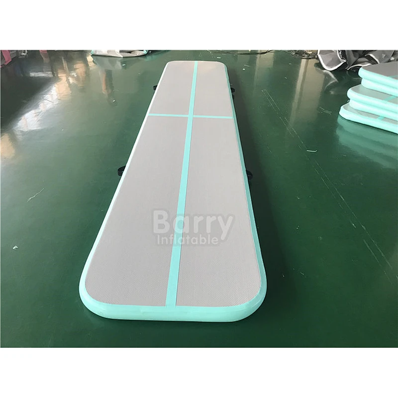 Wholesale environmental durable PVC air track gymnastics mats with electric air pump