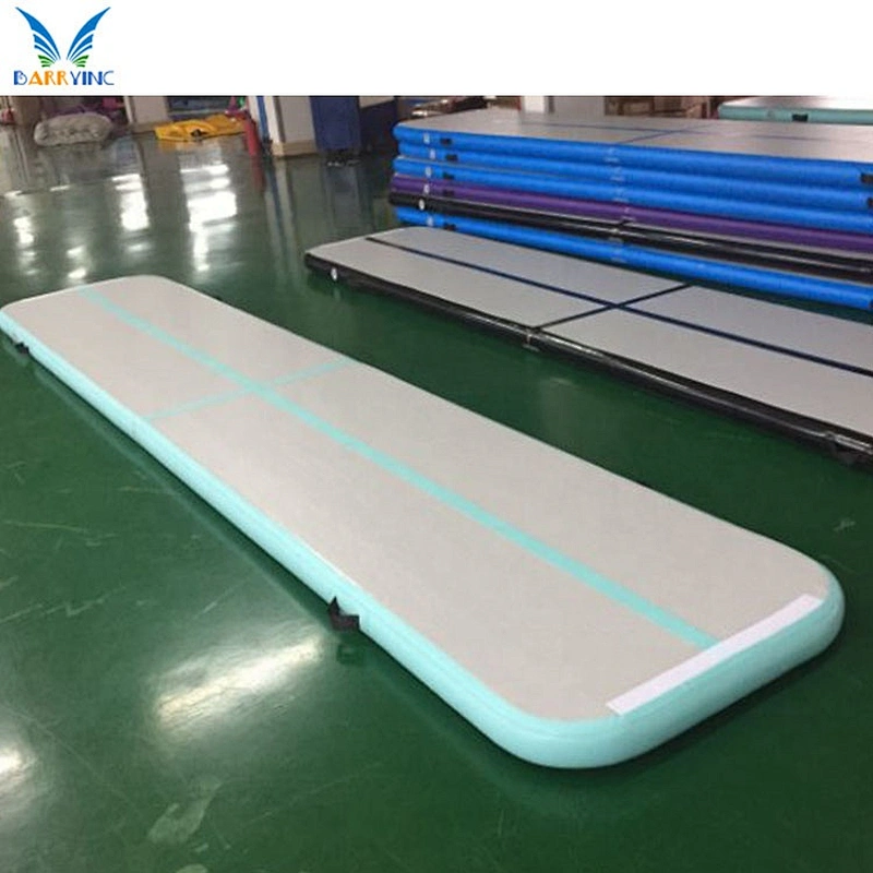 Wholesale environmental durable PVC air track gymnastics mats with electric air pump