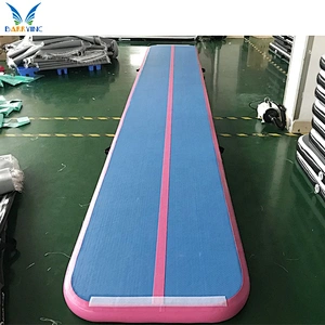 Special pink and blue custom made 3m 5m 6m 8m 10m 12m air track gymnastics tumbling mat