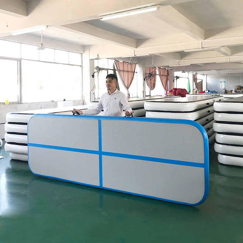 Professional supplier inflatable tricking mat gymnastics rhythmic training mats gym air floor , gymnastics incline mat