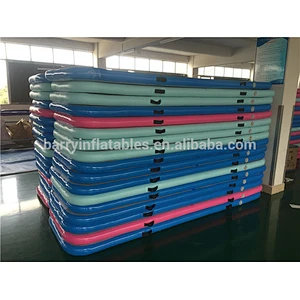 Hand Made1.2mm DWF Home Airtrack Tumbling Gym Mat Inflatable Air Track Gymnastics
