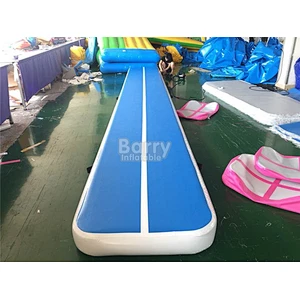 Buy Barry Factory Prices 8M Gymnastics Air Training Track Mat Inflatable Air Tumble Track Pro With Air Pump
