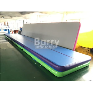 Cheap home use gym floor air mat gymnast 10m