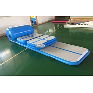 Inflatable air jump sport mat 3*2*0.2m tumbling mat air track for gymnastics