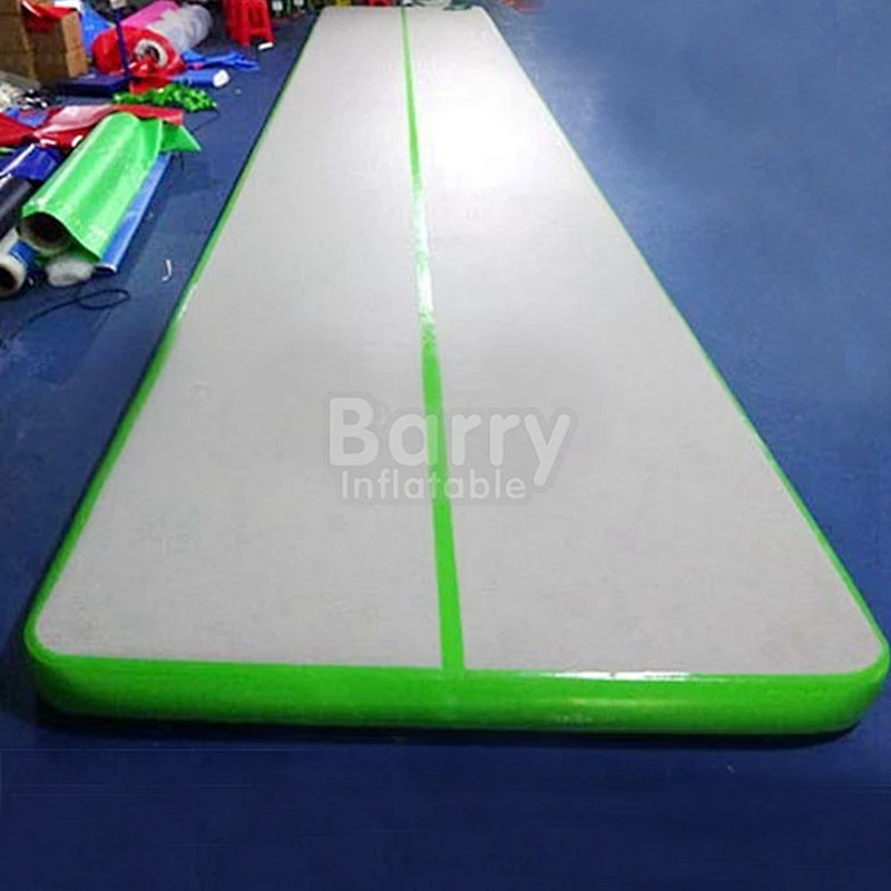 10m Purple Gym Mat Tumble Cheerleading Inflatable Bouncing Mattress Sport Air Track Gymnastics Mat For Dancing