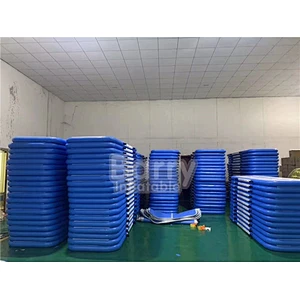 Factory drop stitch fabric sport inflatable air roller barrel , air track set for gymnastics