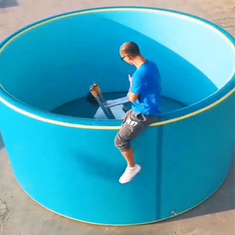 New Soft Environmental Double Wall Fabric Material Inflatable Pool for kids swimming