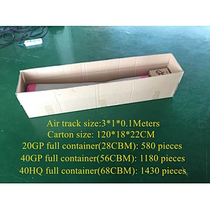 Buy China products Guangzhou Barry inflatable Factory Wholesale Price Gym mat Air tumble track inflatable air mat for gymnastics