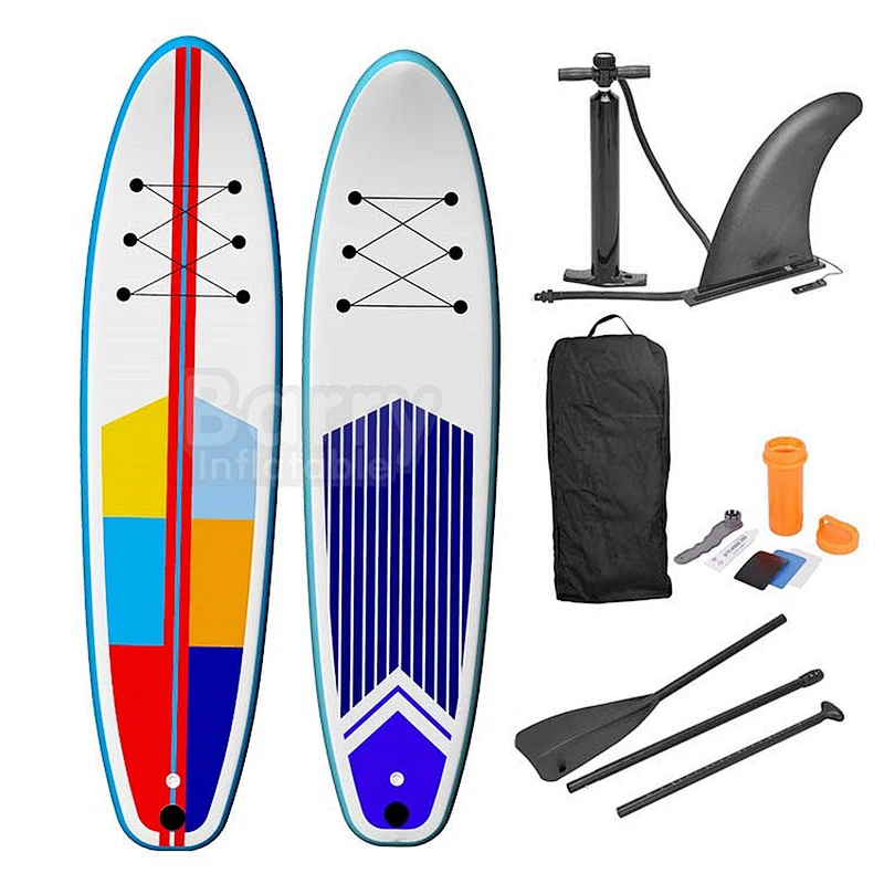Popular design double layers drop stitch fabric 10'6 paddle board paddleboard for kids and adult