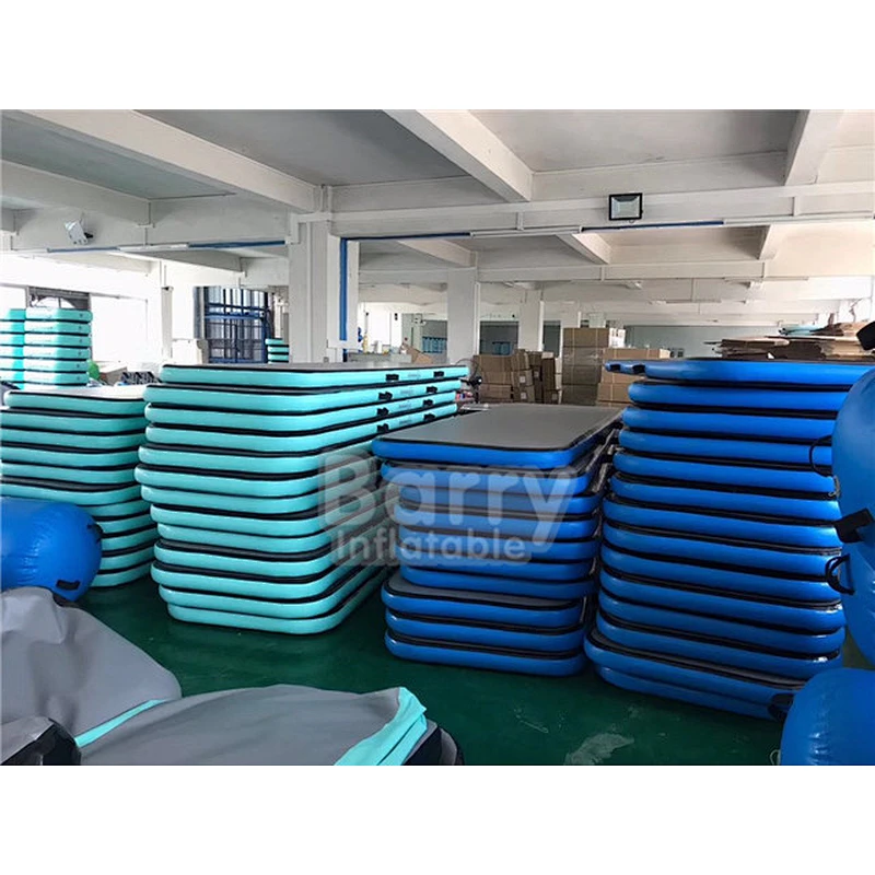 Factory drop stitch fabric sport inflatable air roller barrel , air track set for gymnastics