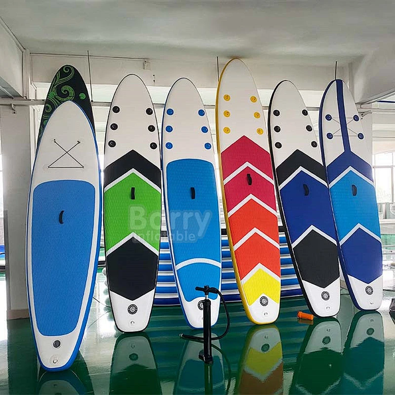 Wholesale Cheap Double Layer  Drop Stitch PVC Stand up Sup Paddle Board Inflatable Surfboard