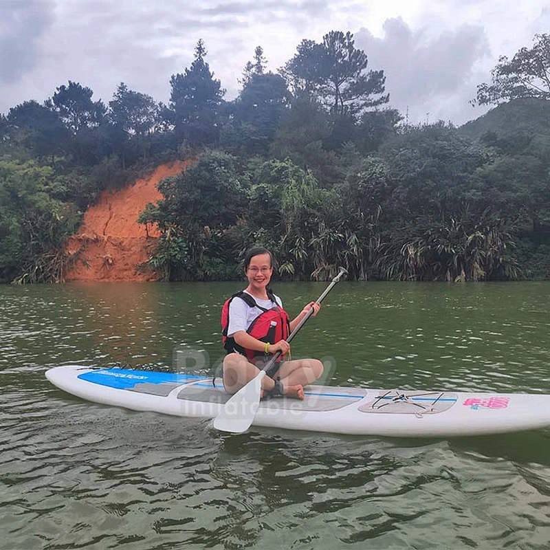 wholesale cheap price new arrival surfing see through paddle board China factory