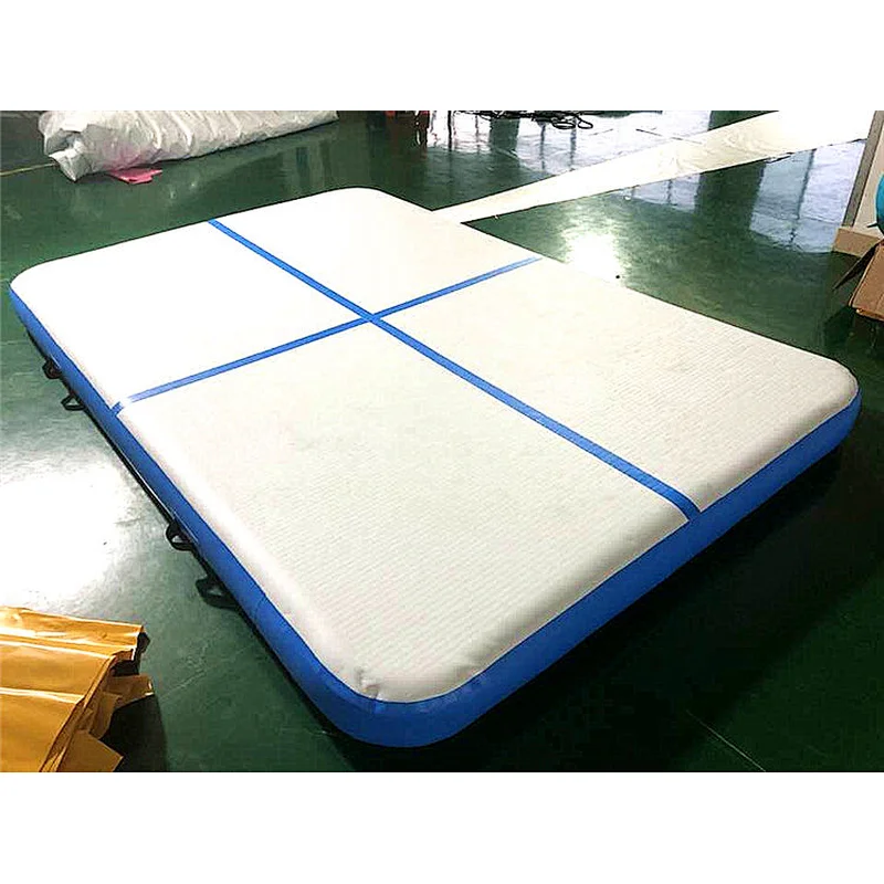 Large Gymnastics Air Inflatable High Jump Landing Mats Square Air Track Floor Exercise Training Mats