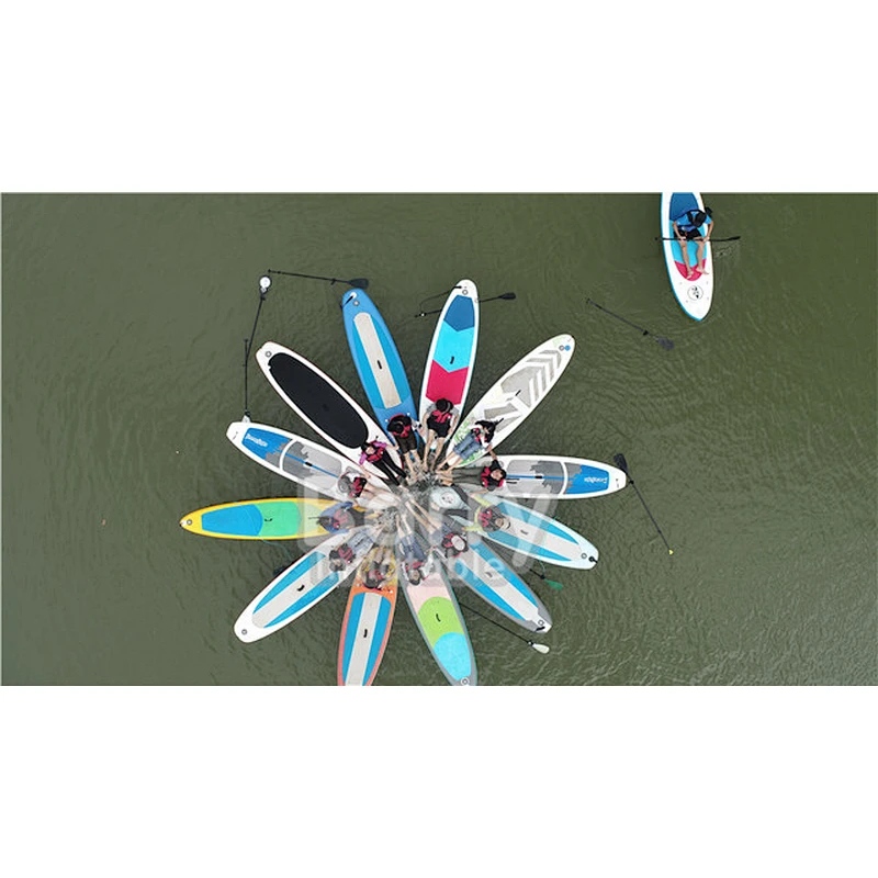 Guangzhou Barry Double Layer Drop Stitch PVC inflatable sup paddle board manufacturer