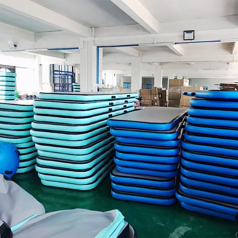 Custom made color and size cheap inflatable air tracks matte , gymnastics mats for home use