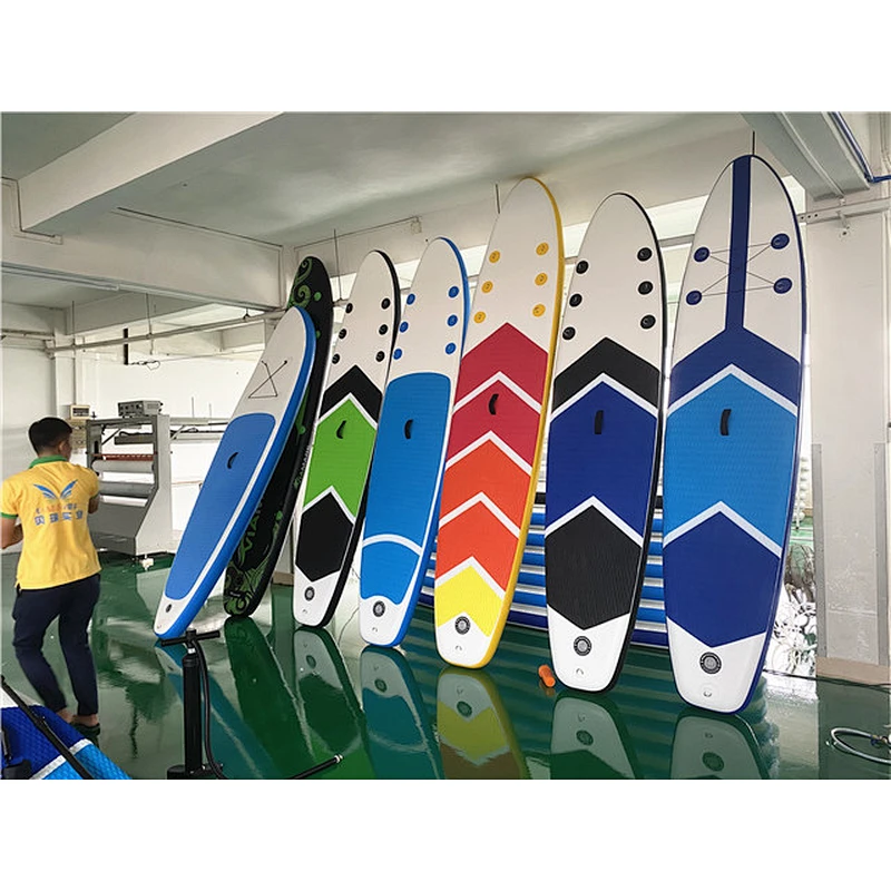 Environmental-friendly material carbon fiber inflatable sup paddle board custom , paddel surf paddle board