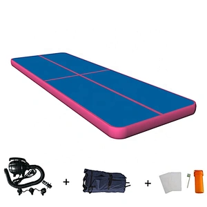 Chinese Manufacturer Custom Made Service Barry Inflatable Air Track Gymnastics Mat , Tumbling Air Track Wholesale Price