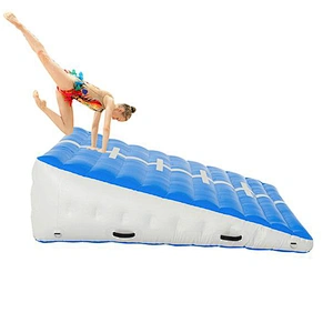 Manufacture Gymnastics Exercise Inflatable Air Track Ramp / Gymnastic Air Incline Triangle Ramp Mats