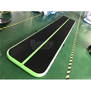 New color cheap inflatable air track for gymnastics Taekwondo teaching , gymnastics air tumble track