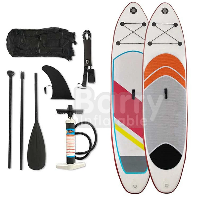 Hot sale custom made polyethylene material paddle boards inflatable stand-up 12'6